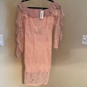 Pink Lace Dress